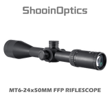 Shooin Optics 6 - 24x50 FFP Rifle Scope 30mm Tube 1/8 MOA - Shooin Optics