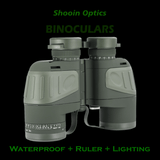 Shooin Optics 7X50 Professional Waterproof Marine Floating Binoculars Bak4 Prism Ranging Coordinate - Shooin Optics