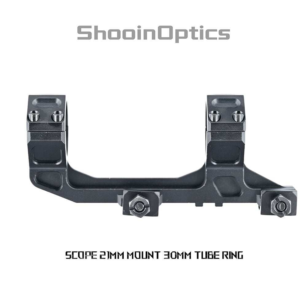 Precision Integral Cantilever Picatinny Mount 30mm Ring - Shooin Optics