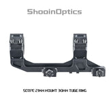 Shooin Optics Pebble Integrated 30mm Ring Picatinny Mount - Shooin Optics