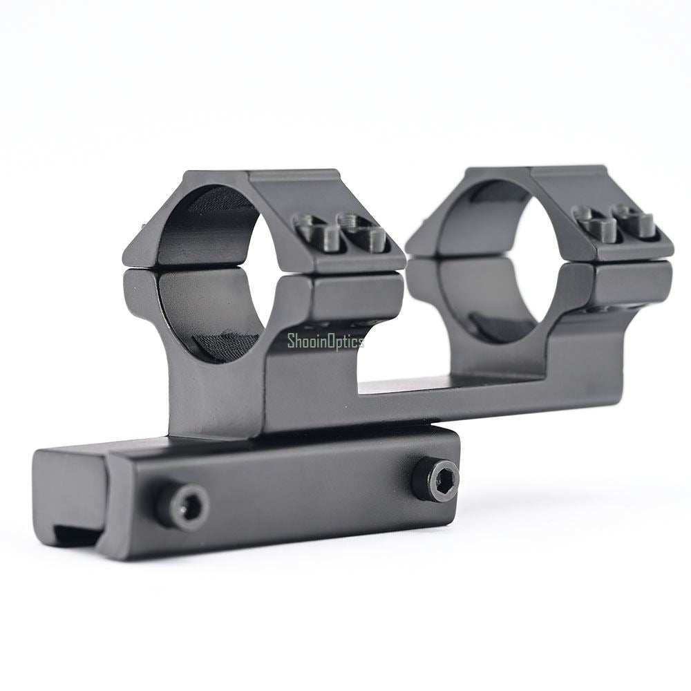 Rifle Scope 30mm Tube Ring Extended Cantilever Dovetail 11mm Mount - Shooin Optics
