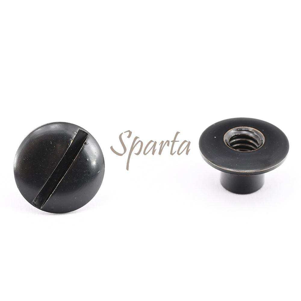 Sparta Sling Solid Brass Chicago Screws Black Finish 24 Sets SSS-25091 - Shooin Optics