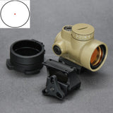 Tactical 1x 30mm Red Dot Sight 1x Reflex Collimator Optics Scope With High Low 20mm Mount Base Anti - Reflective Protective Lens Cover - Shooin Optics