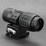 Shooin Optics 3x 5x Magnifier Quick Release 20mm Rail Mount For Red Dot Sight - Shooin Optics